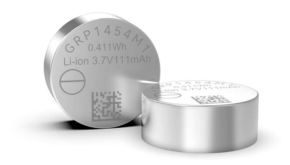 GRP1454M1 可充电锂离子纽扣电池