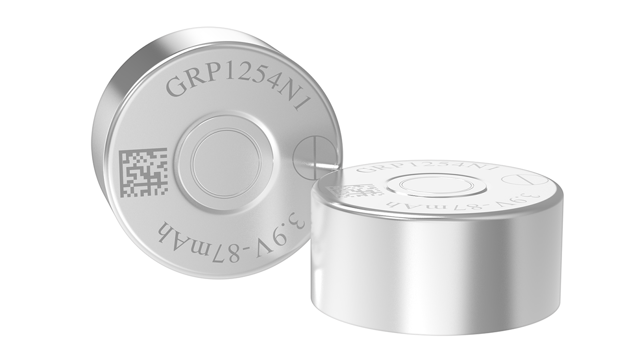 GRP1254NI1 3.83V锂离子纽扣电池