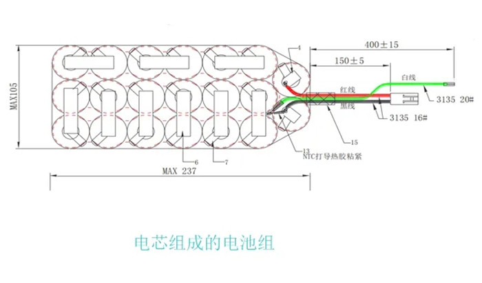 矿用防爆镍氢电池组结构图 矿用防爆镍氢电池组结构图