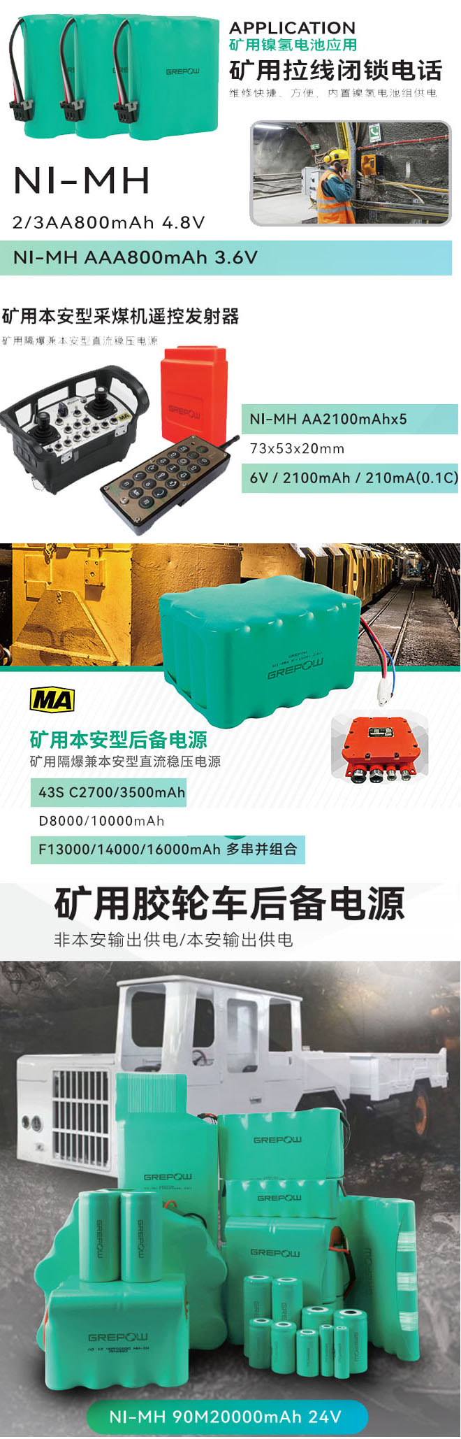 矿用镍氢电池 矿用镍氢电池