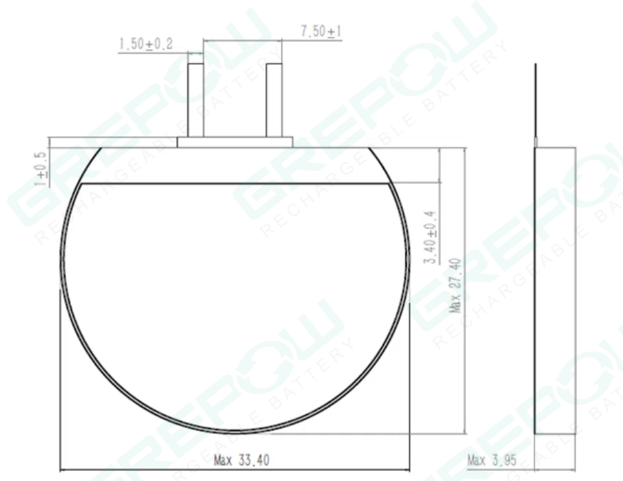 圆形电池型号结构图 圆形电池型号结构图