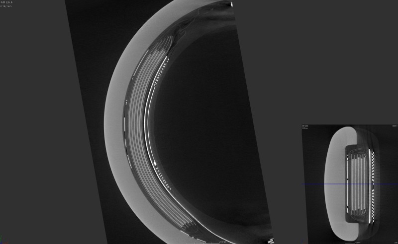 叠片弧形电池结构图