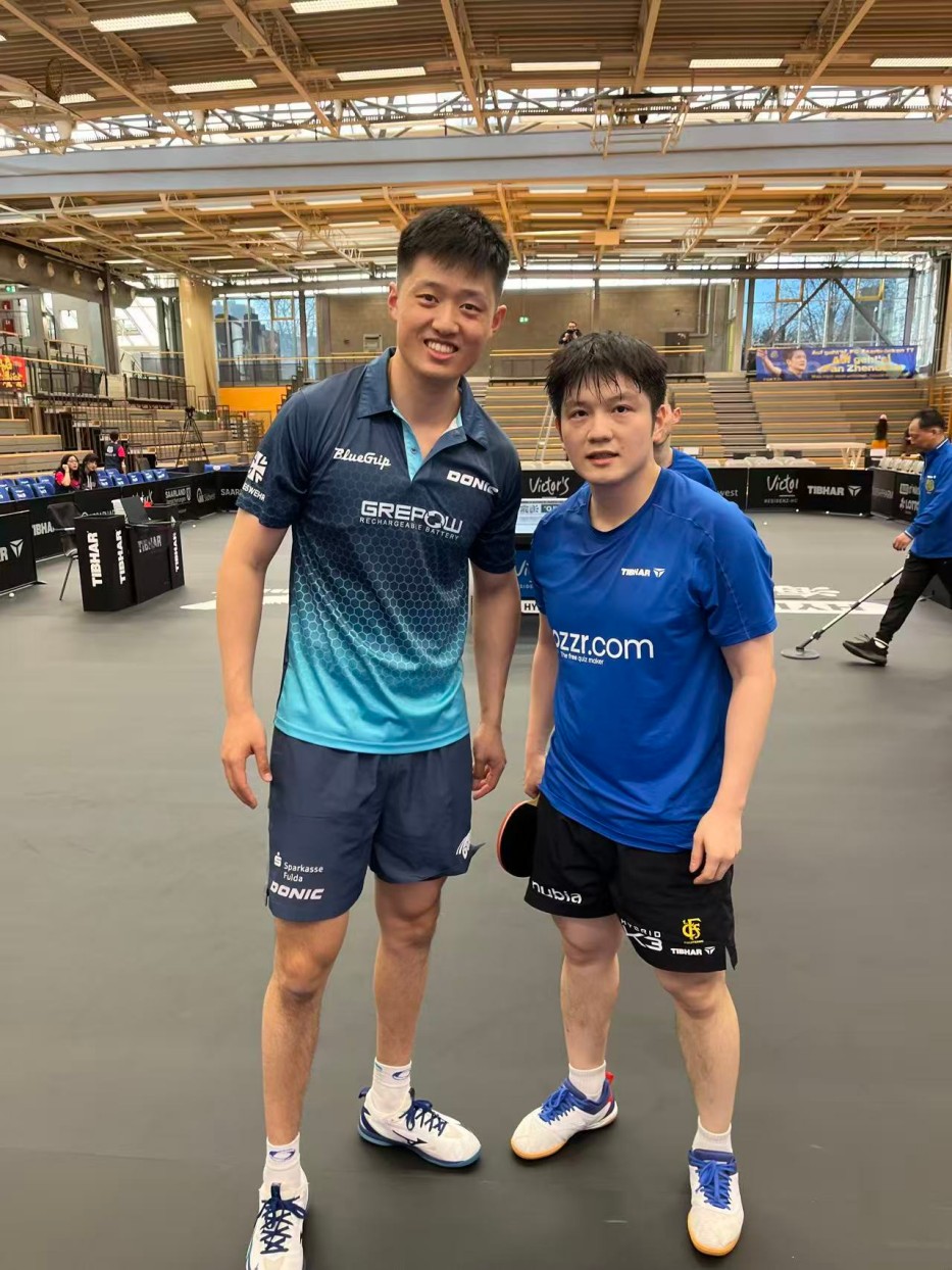 孟繁博和樊振东