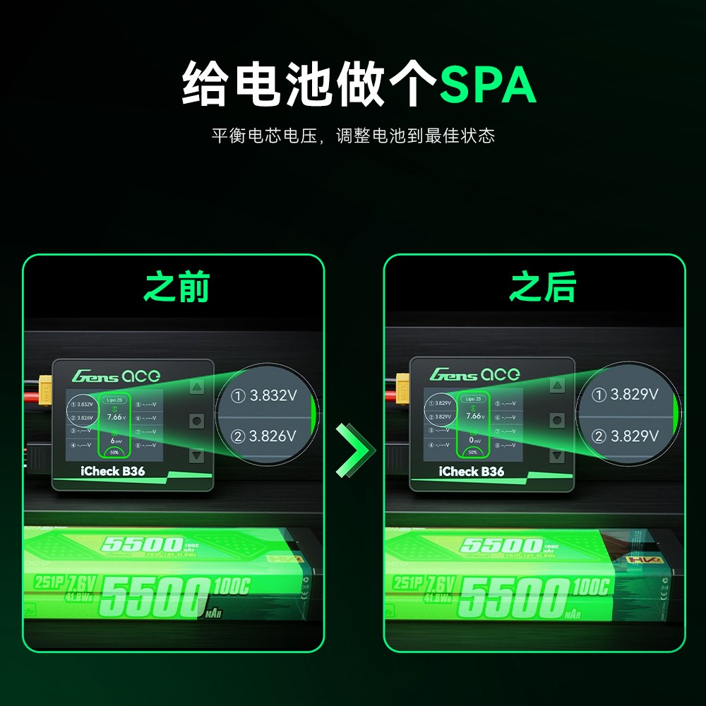 格氏 ace iCheck B36 平衡电芯电压